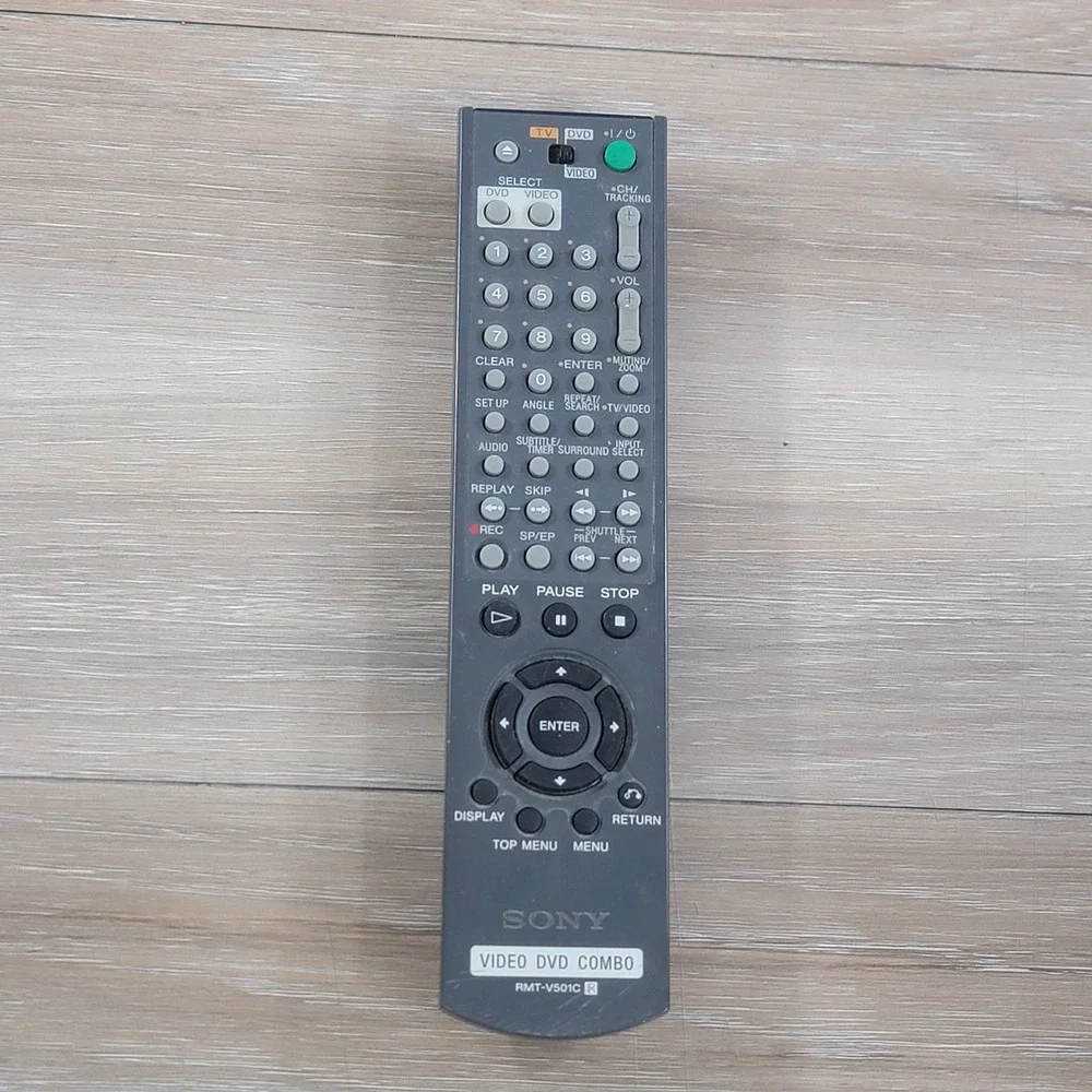 Sony RMT-V501C Remote Control for Video DVD Combo Player Gray OEM Replacement